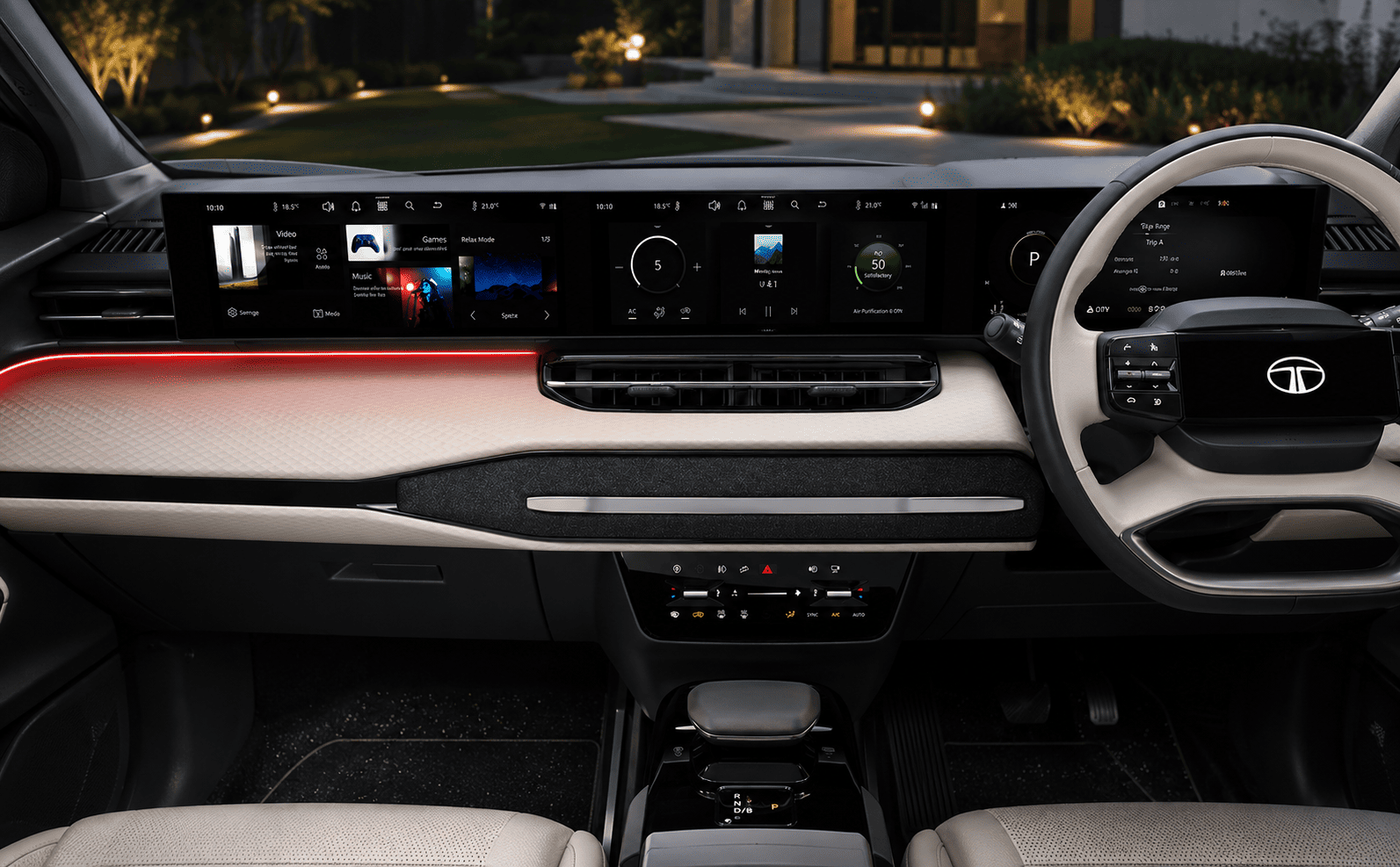 Tata sierra ev Jbl system