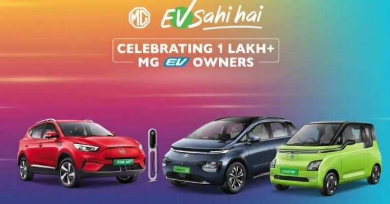 MG Motor India EV Sales