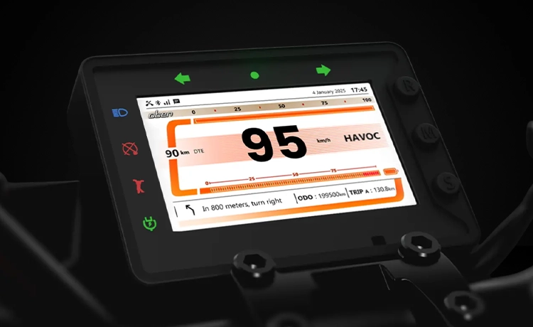 5-inch Colour TFT Display