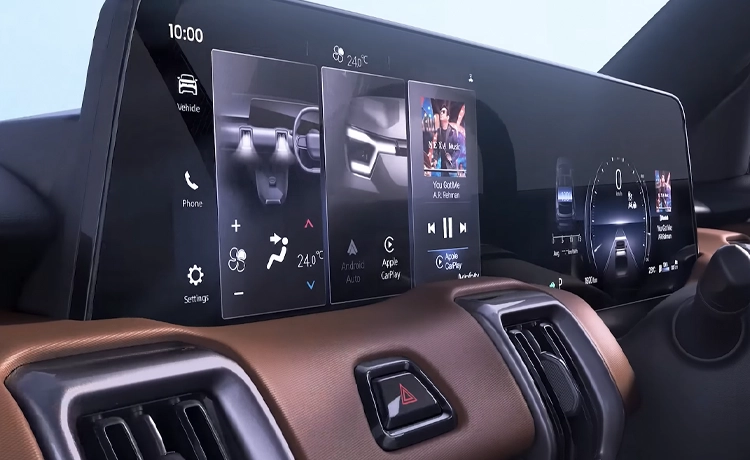 A 10.1-inch infotainment screen & 10.25-inch driver display