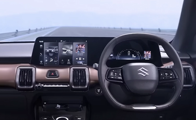 A premium digital cockpit with a twin-deck floating console