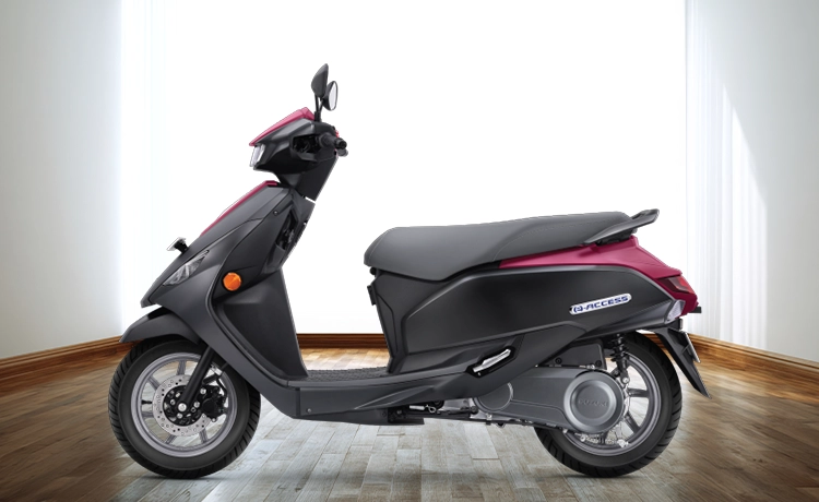 Metallic Mat Bordeaux Red