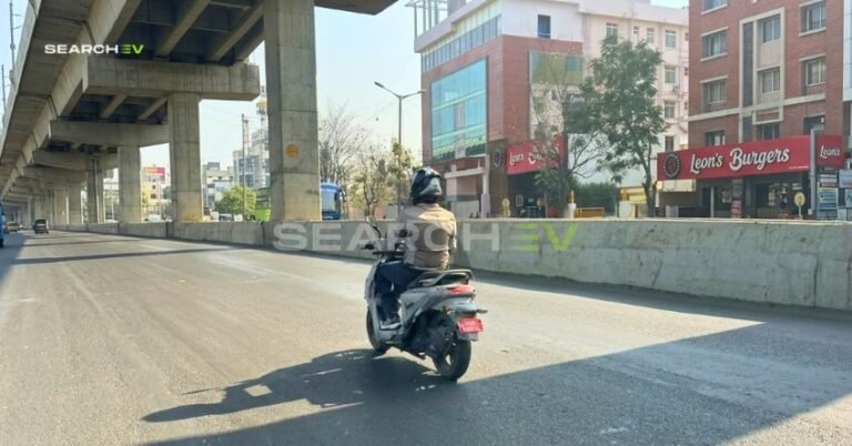 Yamaha EC-06 Electric Scooter Spotted in bangalore
