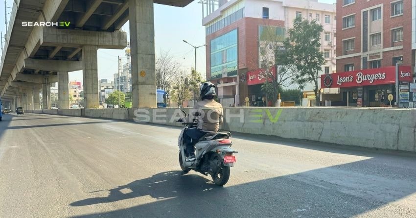 Yamaha EC-06 Electric Scooter Spotted in bangalore