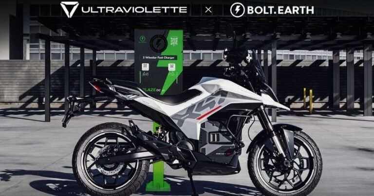 Ultraviolette Partners with Bolt.Earth