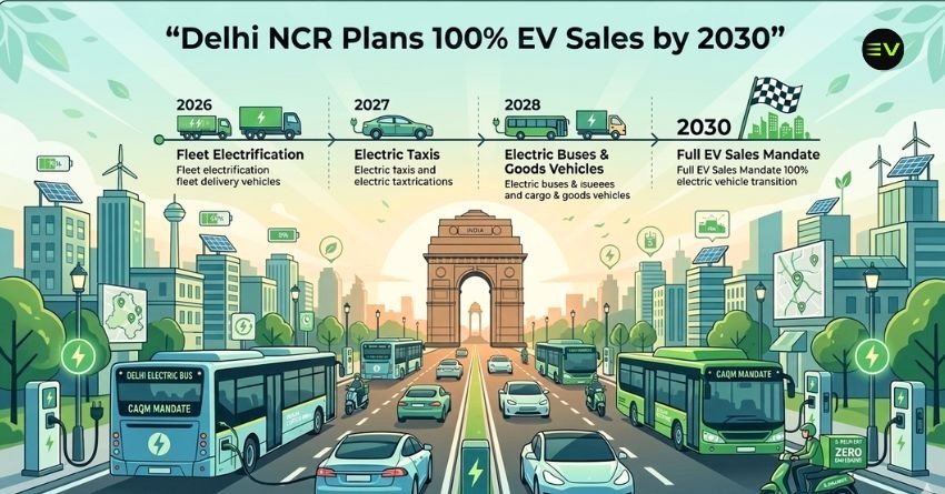 Delhi NCR EV Mandate 2030