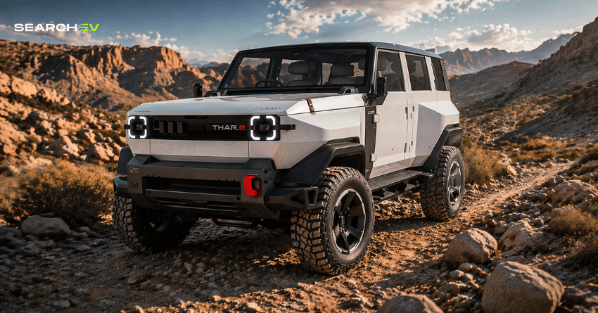 Mahindra Thar.e Reveiled