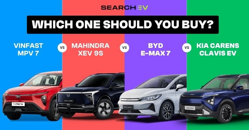 VinFast VF MPV 7 vs Carens Clavis EV vs XEV 9S