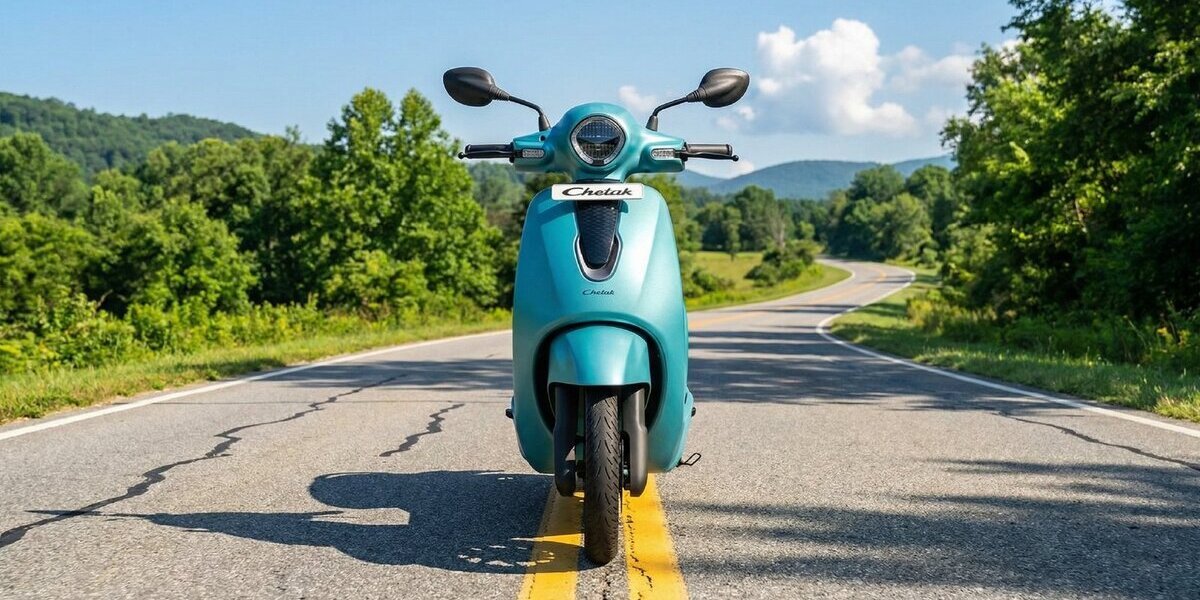 electric scooters under 1 lakh - bajaj chetak 2501