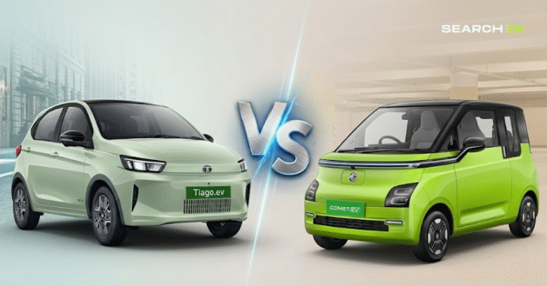 2026 tata tiago ev VS MG Comet ev