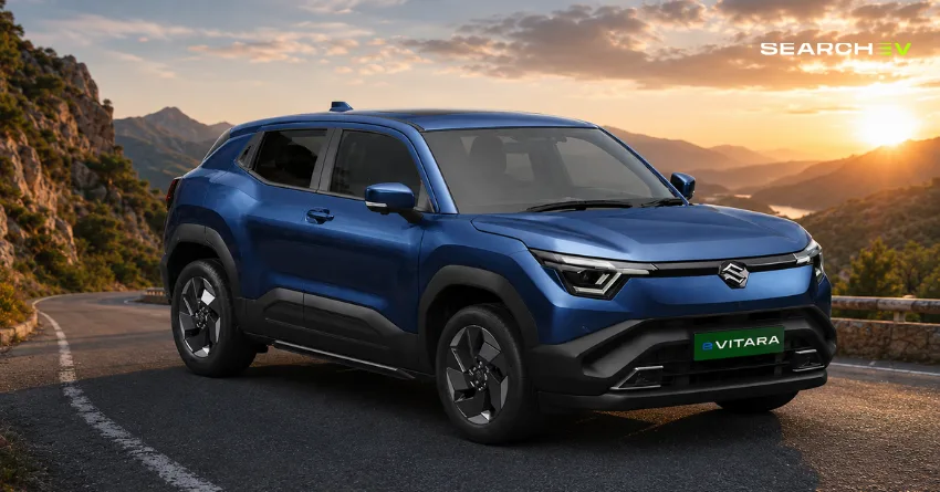 Maruti Suzuki eVitara Base 'Delta' Variant Spotted at Dealerships as Deliveries Commence