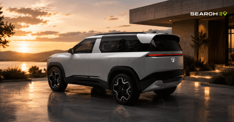 Tata Sierra EV Spotted Testing