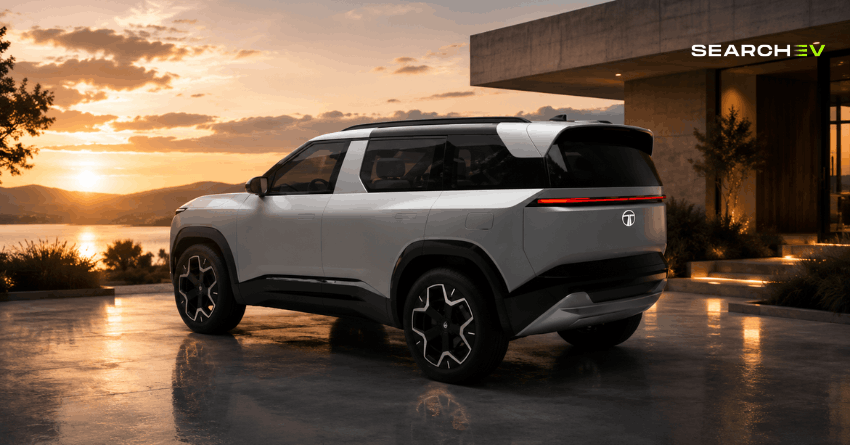 Tata Sierra EV Spotted Testing