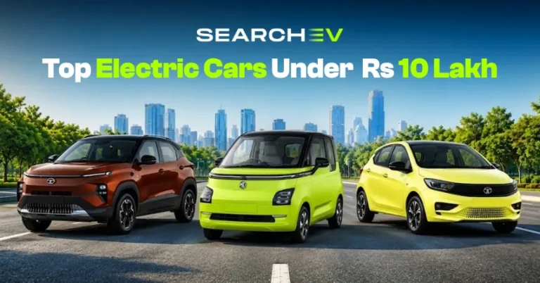 Top Electric Cars Under Rs 10 Lakhs In India