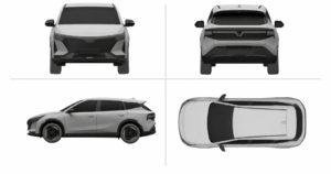 Vinfast VF 8 in patent images