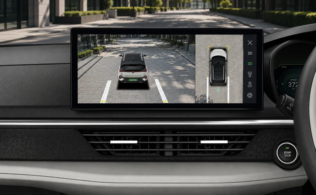 Tata Nexon EV 360° Surround View Camera System