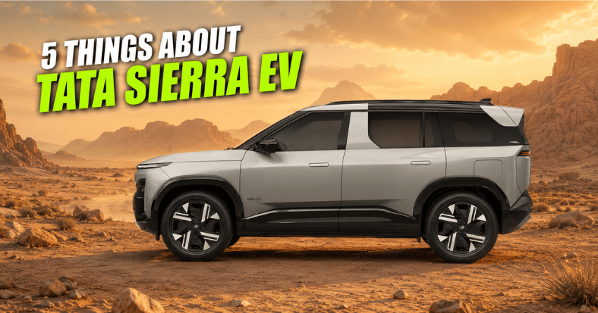 5 things Tata sierra ev