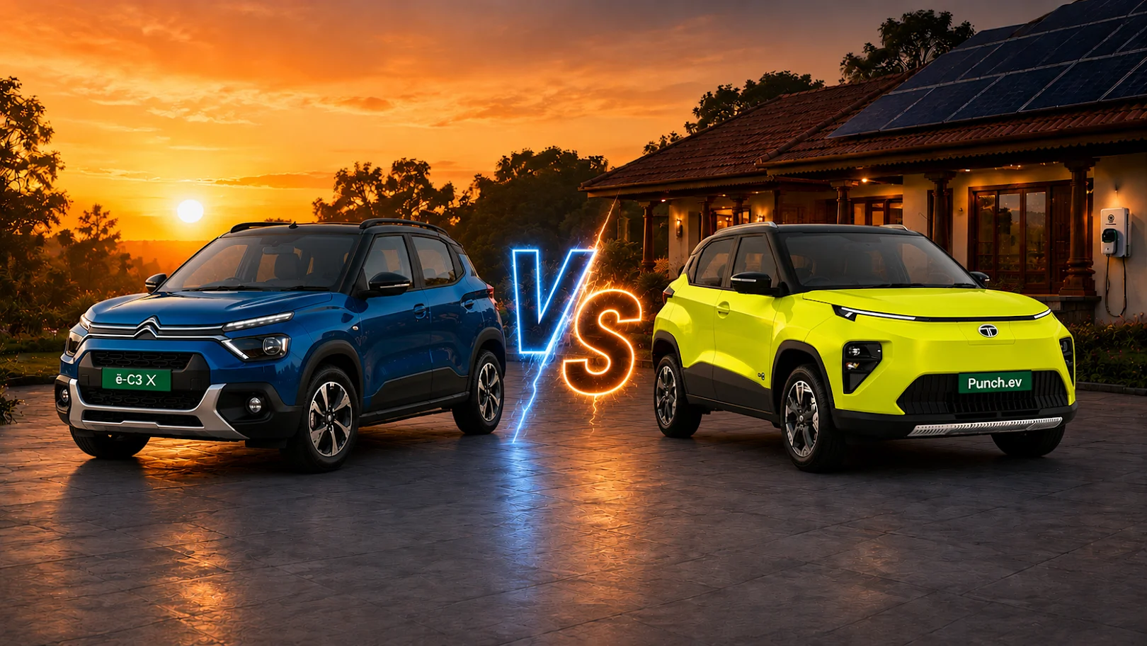 Citroen eC3X vs Tata Punch EV