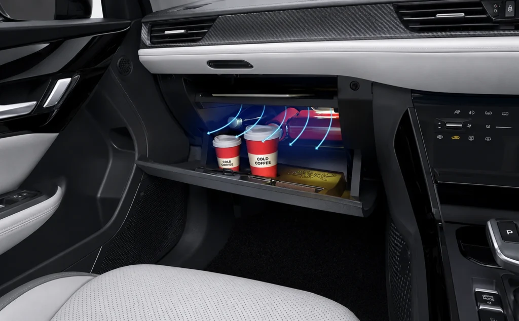 Tata Nexon EV Cooled Glove box