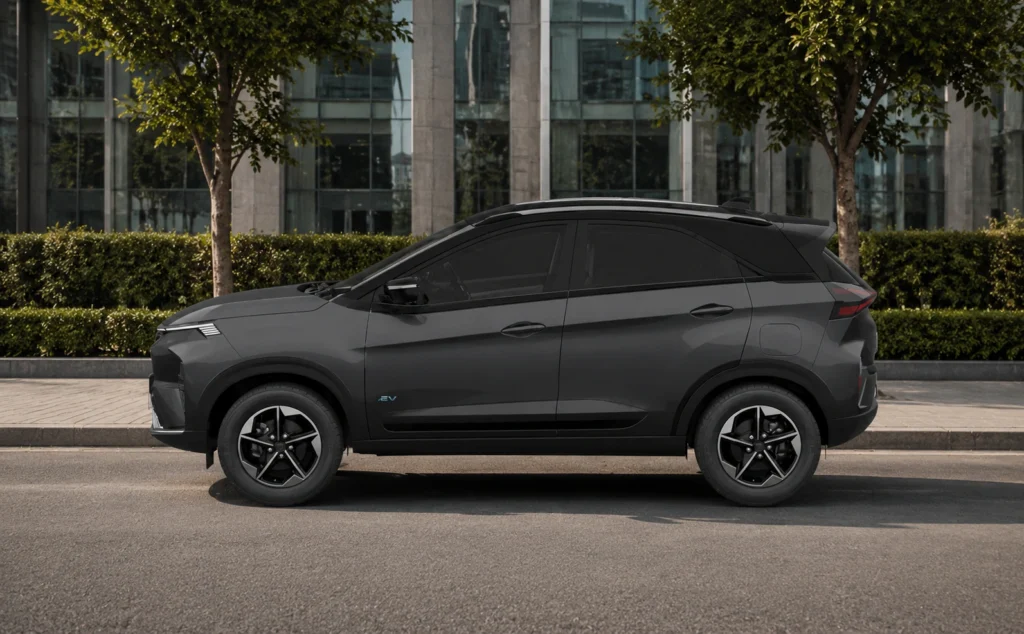 Tata Nexon EV Daytona Grey with Black Roof