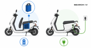 Removable batteries in Electric Scooters