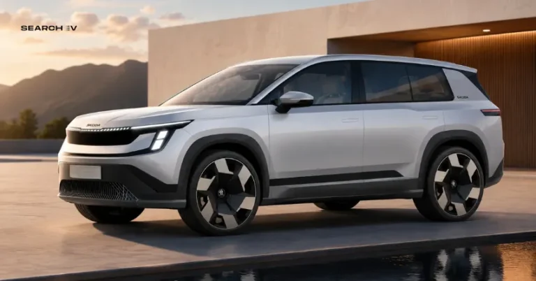 Skoda new 7 seater electric SUV