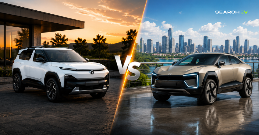 Tata Sierra EV vs Mahindra BE 6 comparsion