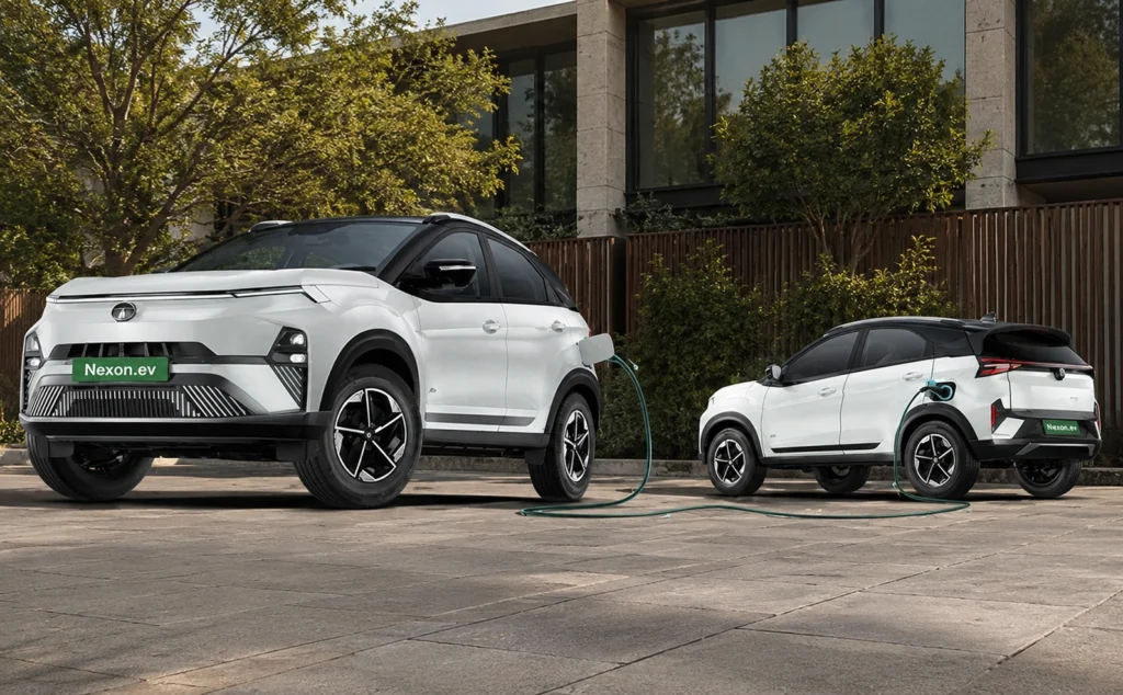 Tata Nexon EV V2V Charging