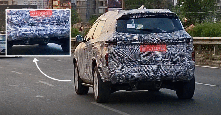 tata safari ev spotted