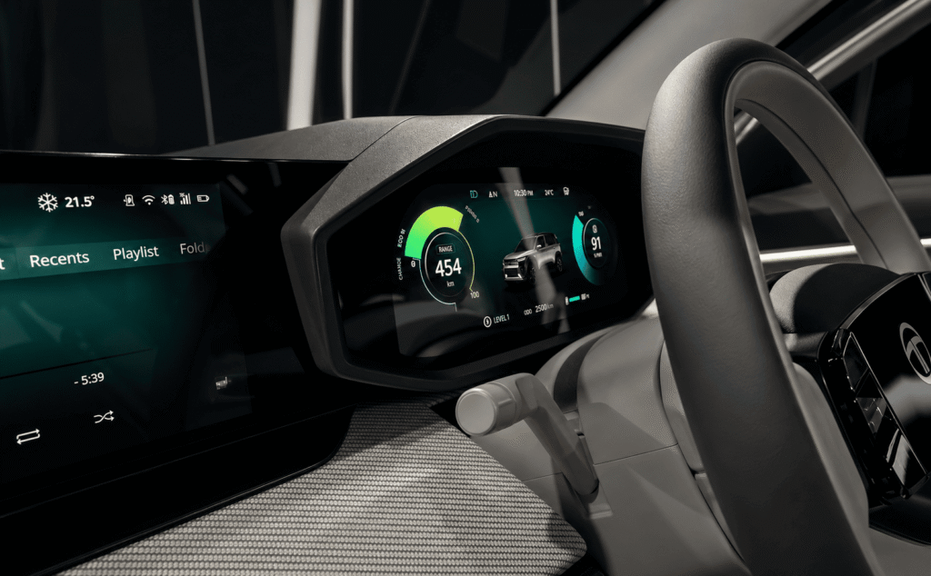 Sierra ev Driver Display