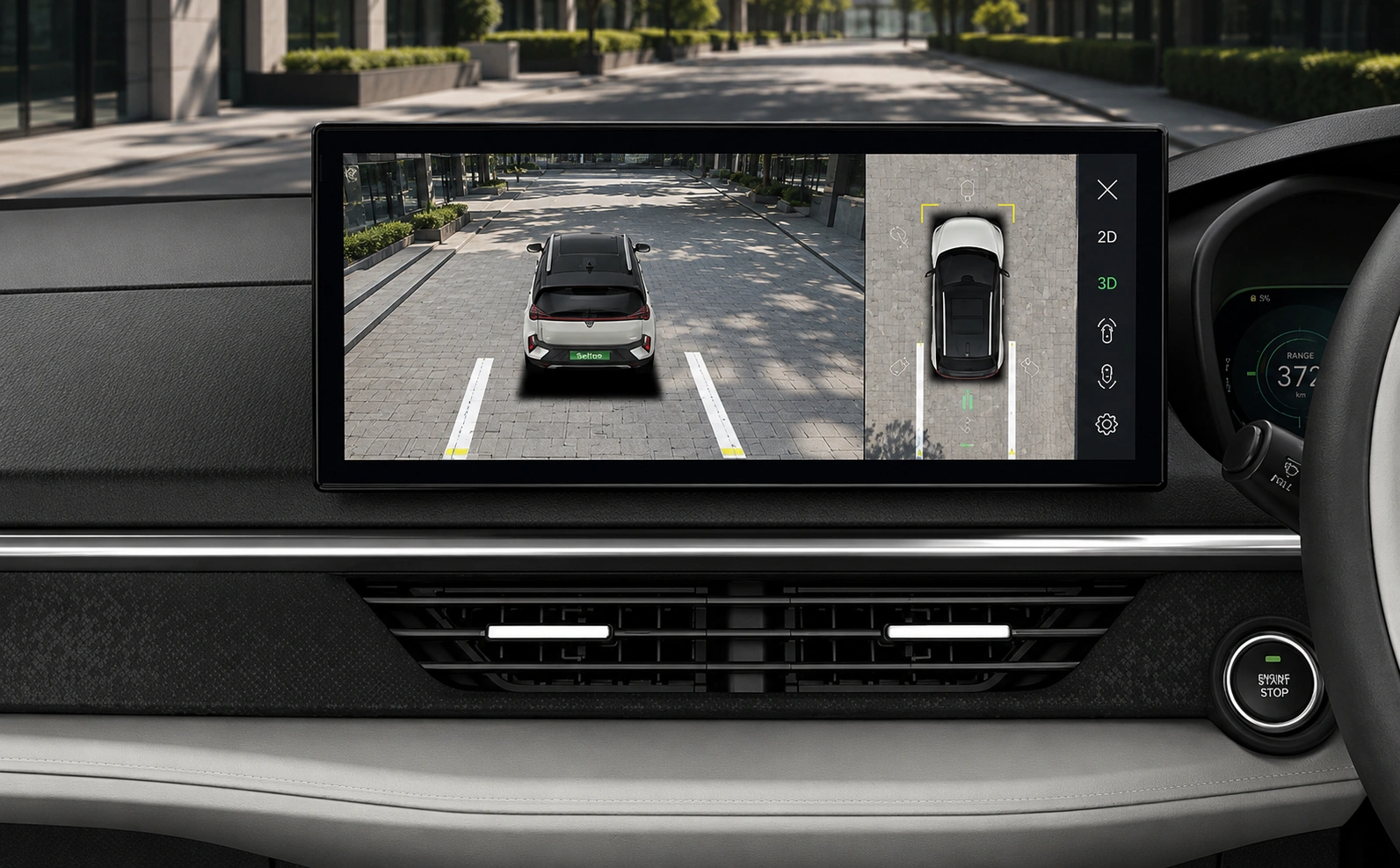 Tata nexon ev 360° Surround View Camera System