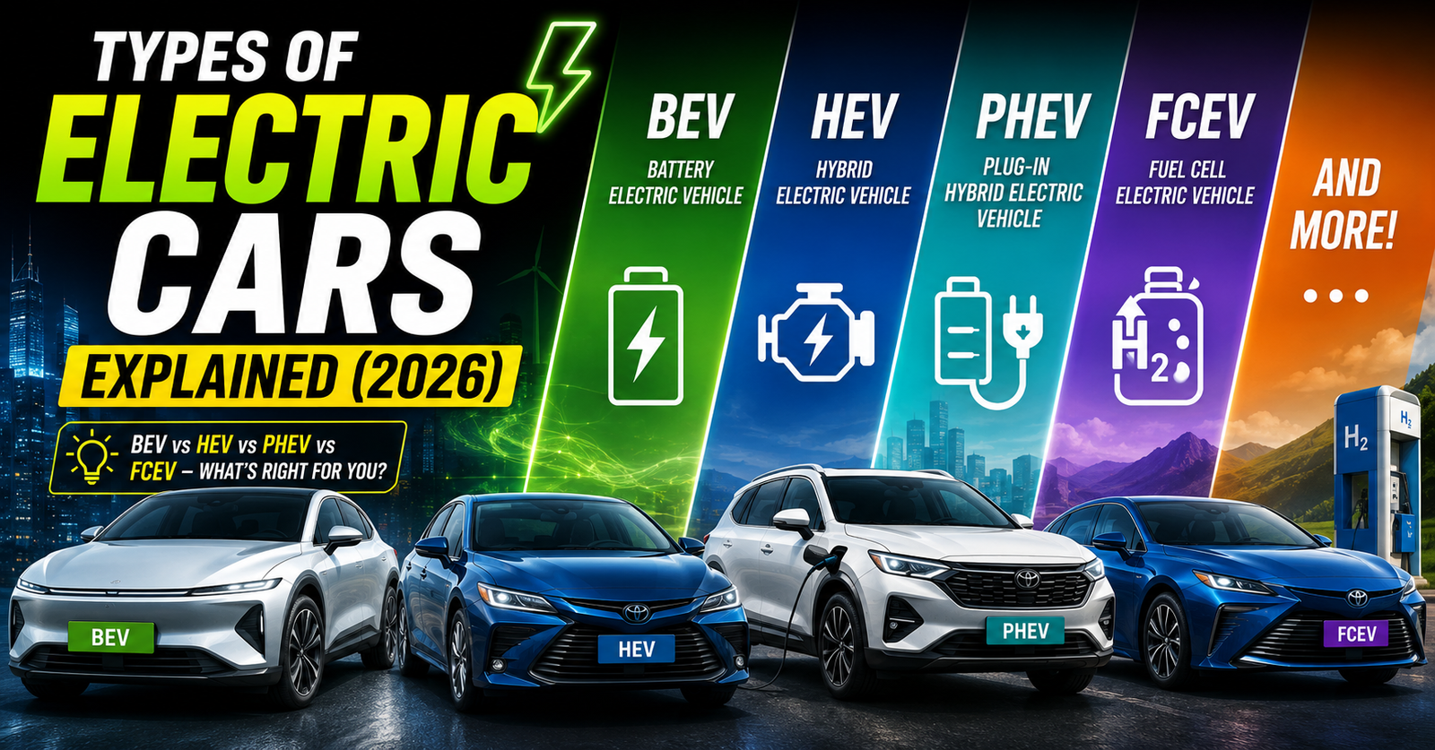 Types Of Electric Cars