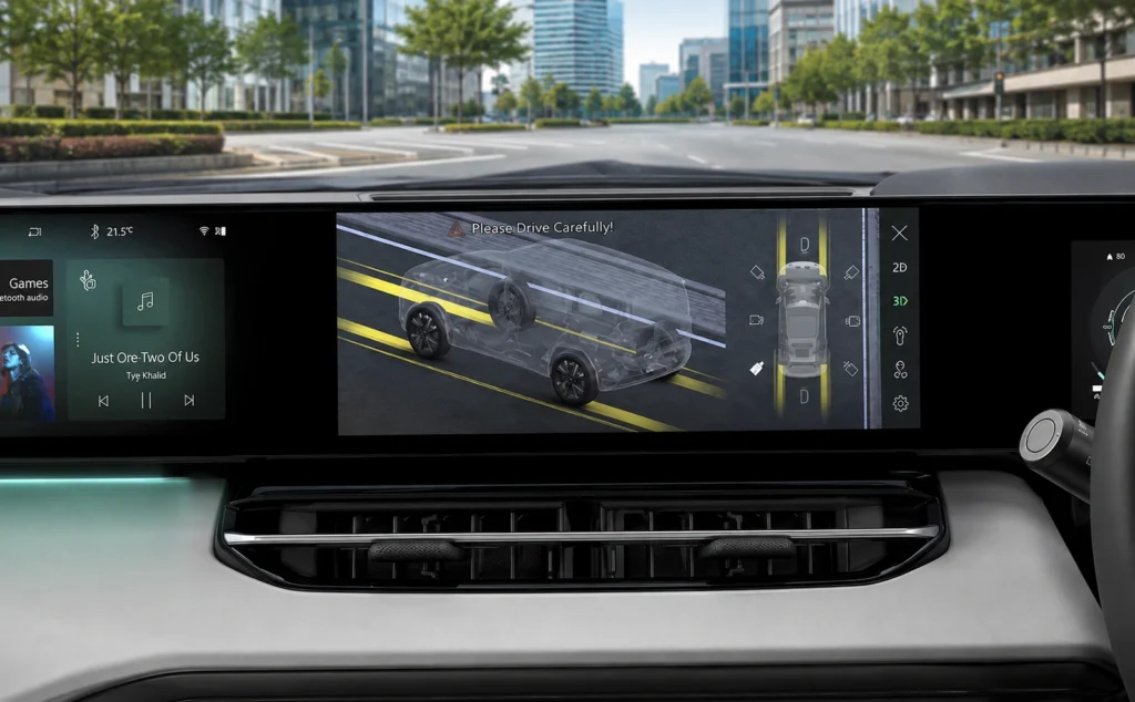 Tata Sierra EV 540 Degree camera