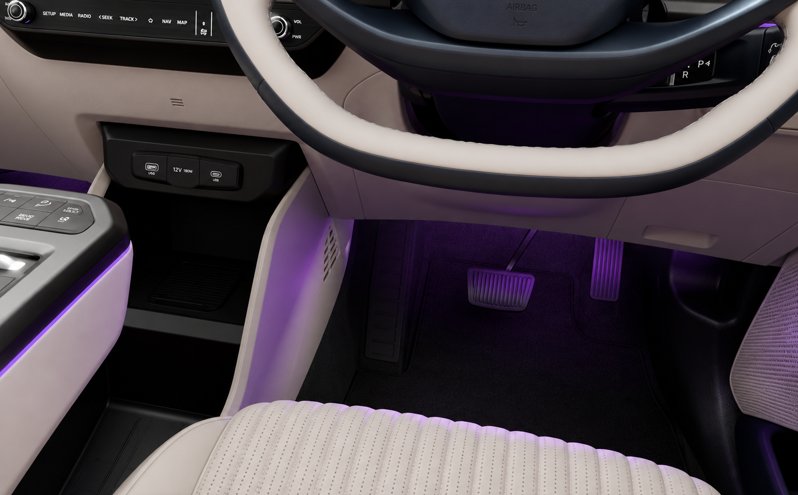 Kia Carens Clavis EV 64-color LED ambient