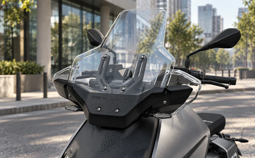 BMW CE04 Optimised wind and weather protection