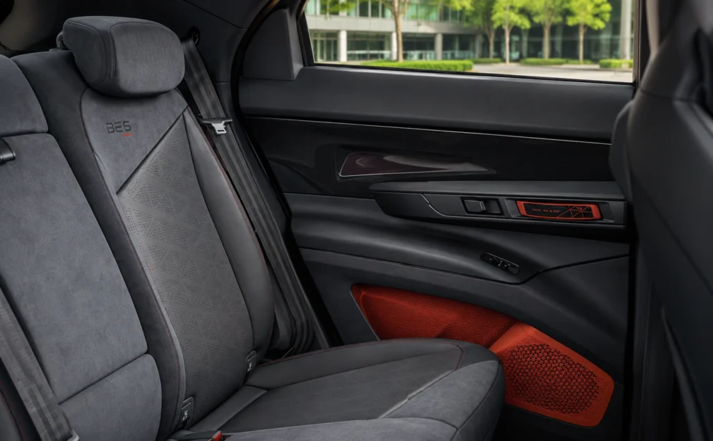 Mahindra BE 6 SPORTEQ Black & Firestorm Orange FE, FE FOUR