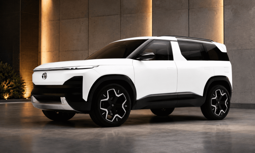 Tata Sierra EV Pristine White colour