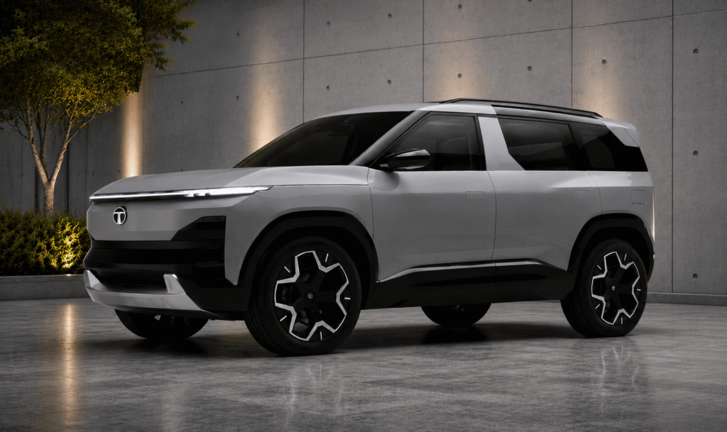 Tata Sierra EV Pure Grey colour