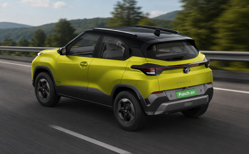 Tata Punch EV back