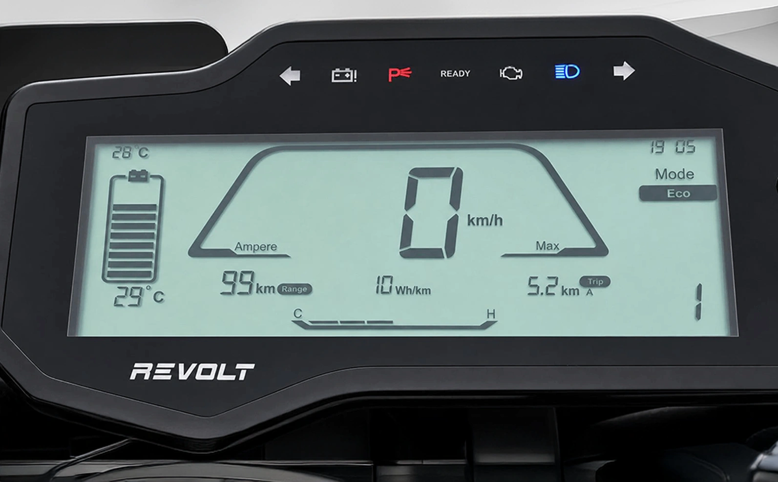 Revolt RV 400 BRZ Digital Display Cluster