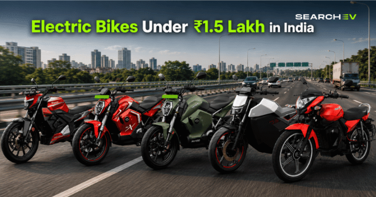 Electric Bikes Under ₹1.5 Lakh in India