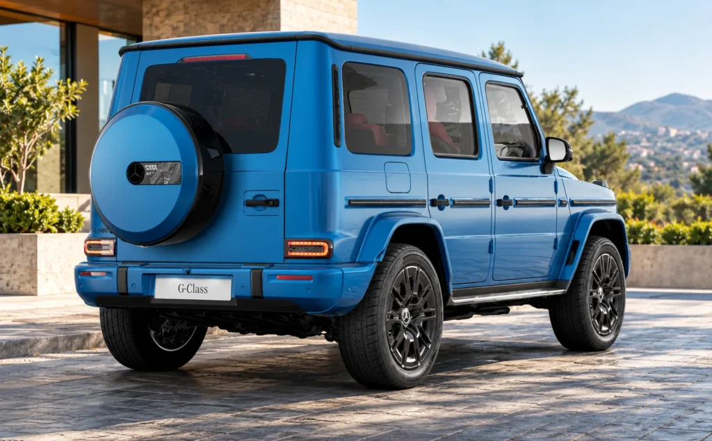 G wagon back left side
