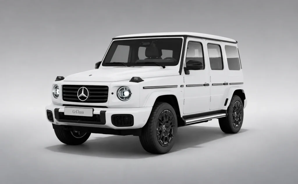 G wagon glossy white