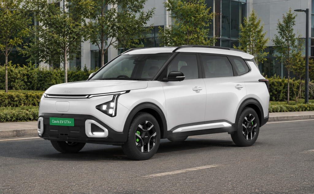 Kia Carens Clavis EV Glacier White Pearl