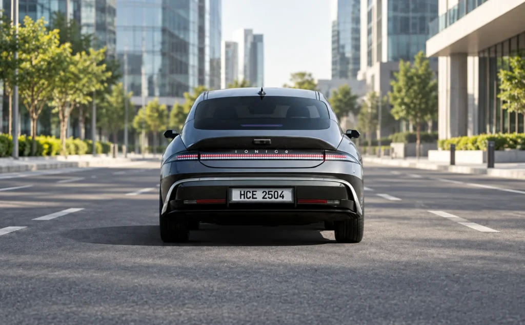 Hyunadi Ioniq 6 Back side