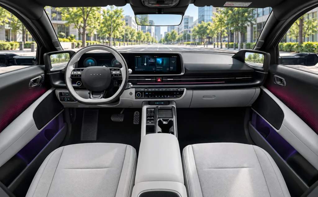 Hyunadi Ioniq 6 cabin
