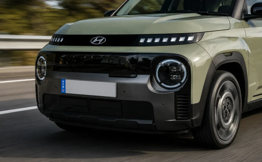 Hyundai inster EV front landing