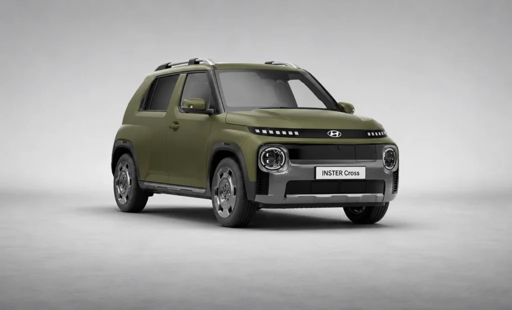 Hyundai inster EV urban khaki