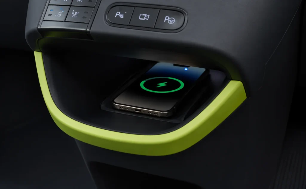 Hyundai inster EV wireless charging