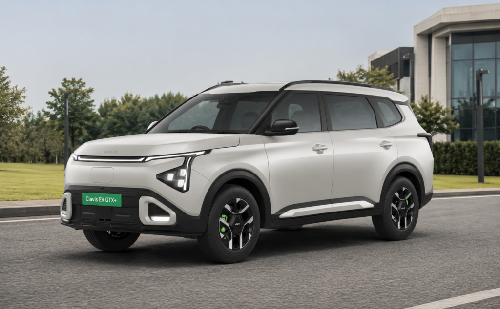 Kia Carens Clavis EV Ivory Silver Matte